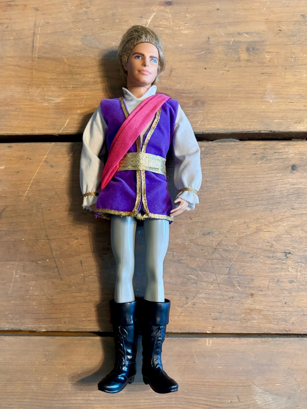 Ken as Prince Seigfried Male Barbie Doll Purple Prince